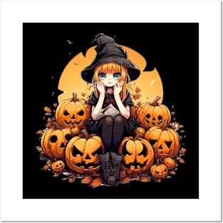 Pumpkin Witch Posters and Art